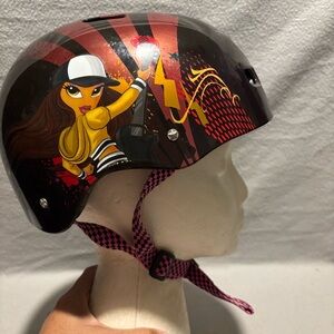 Bratz branded Multi Sport Girl’s Helmet Black & Pink